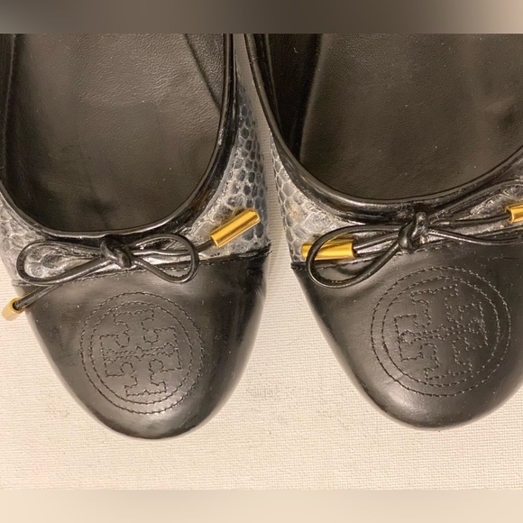 Tory Burch Verbena ballets flat snakeskin pattern women’s slip on shoes size 8.5 - Picture 5 of 9